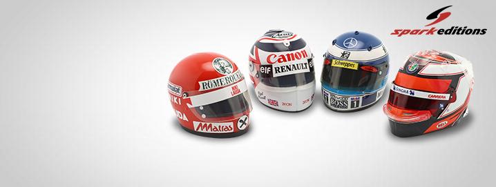 Formule 1 Helm %SALE% Historische en moderne 
Formule 1-helmen te koop